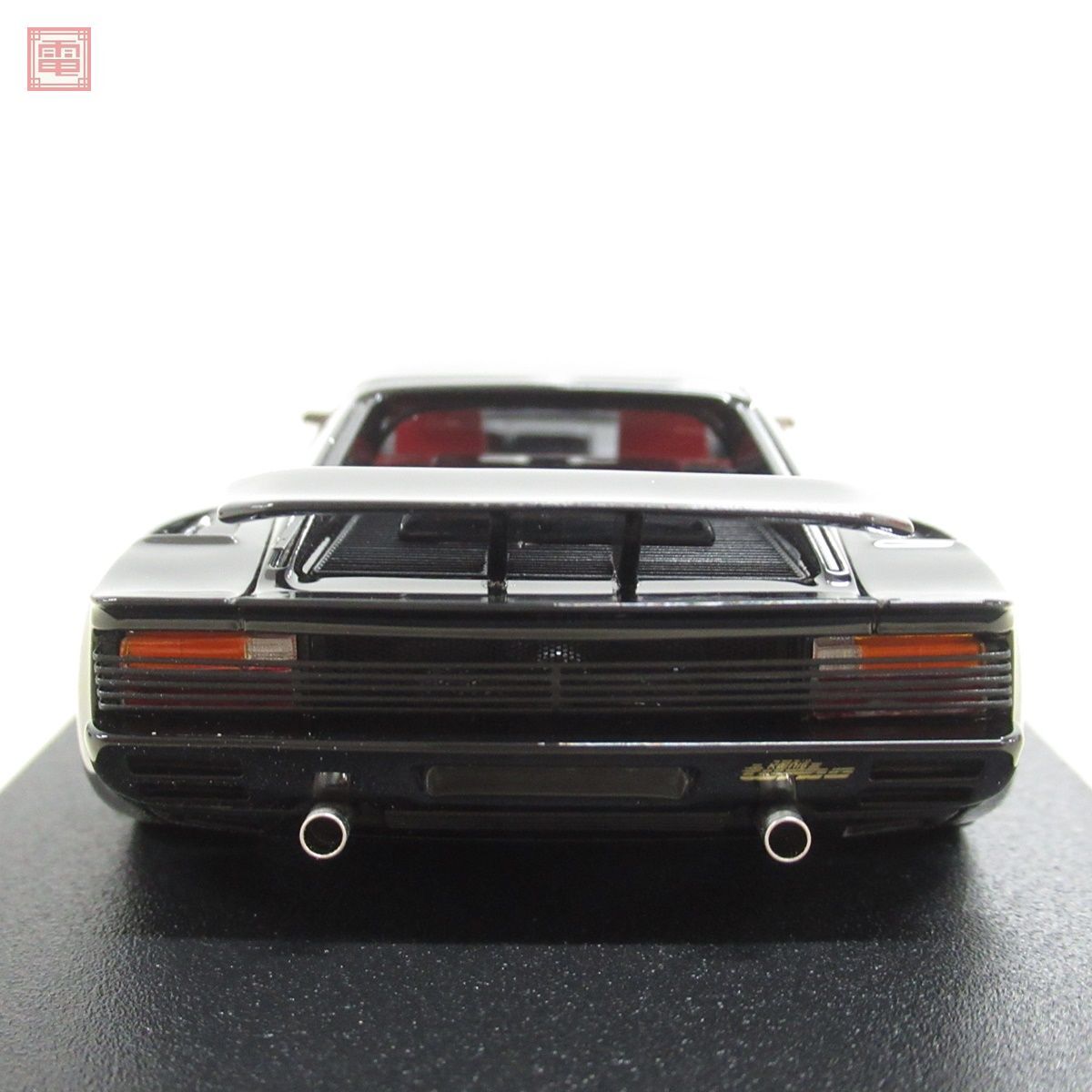 メイクアップ/アイドロン 1/43 ケーニッヒ フェラーリ テスタロッサ ツインターボ 1985 ブラック EM100G MAKE UP EIDOLON FERRARI【10の画像6