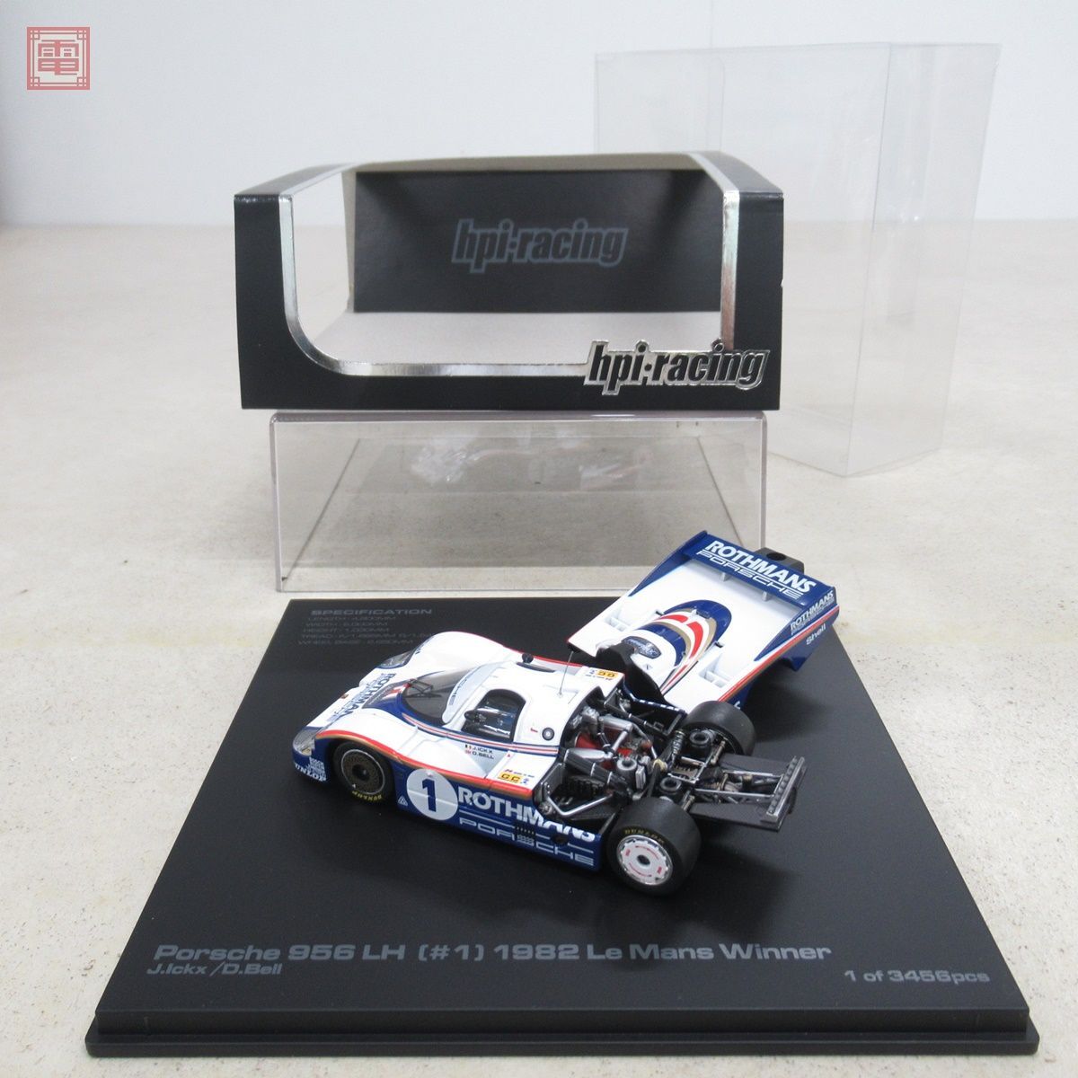 hpiレーシング 1/43 ポルシェ 956 LH #1 1982 ル・マン 優勝車 No.938 Porsche Le Mans Winner【20の画像1