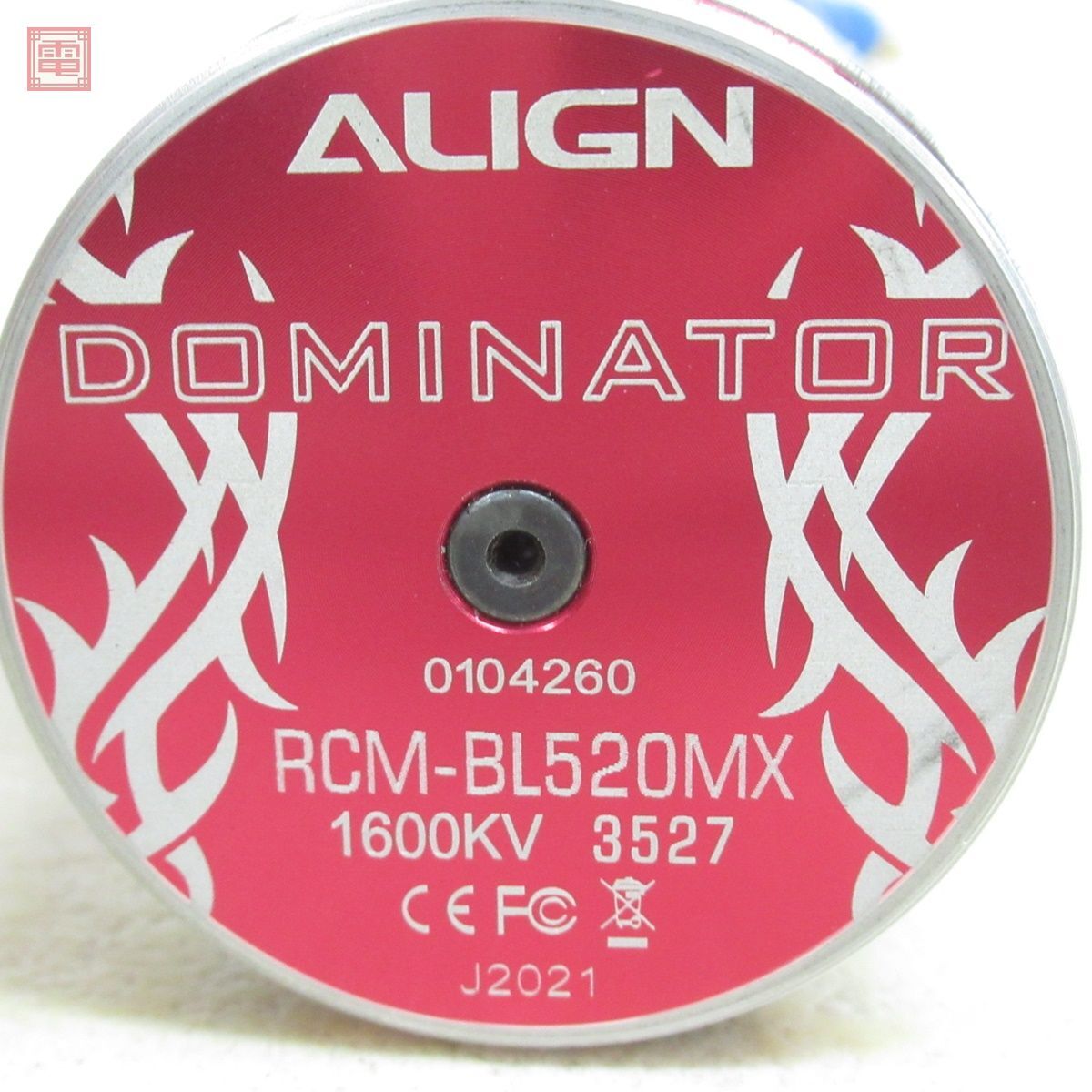 アライン DOMINATOR RCM-BL520MX 1600KV モーター 動作未確認 現状品 ALIGN ラジコン RCパーツ【10の画像2