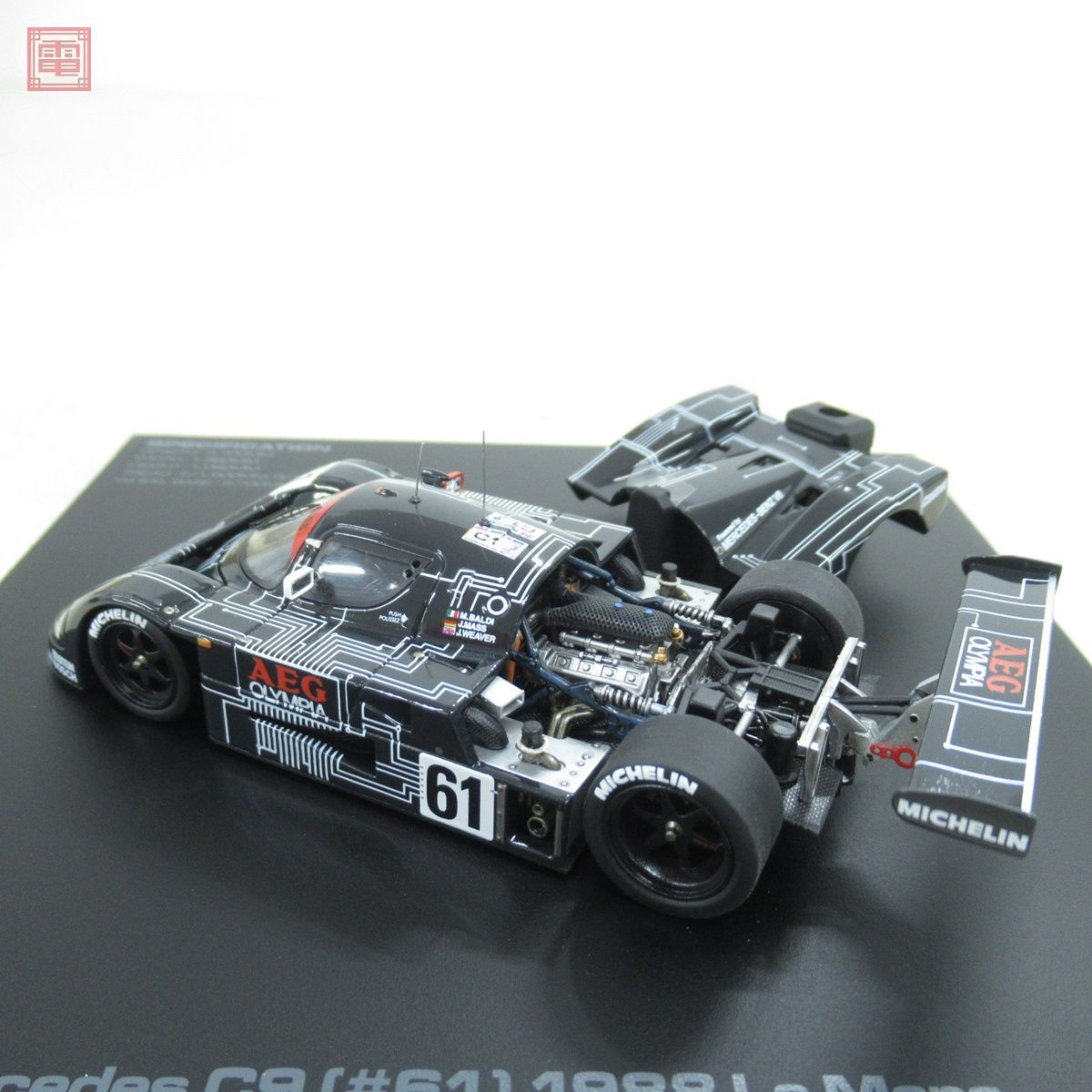 hpiレーシング 1/43 ザウバー メルセデス C9 #61 1988 ル・マン No.8064 hpi-racing Sauber Mercedes Le Mans【10の画像2