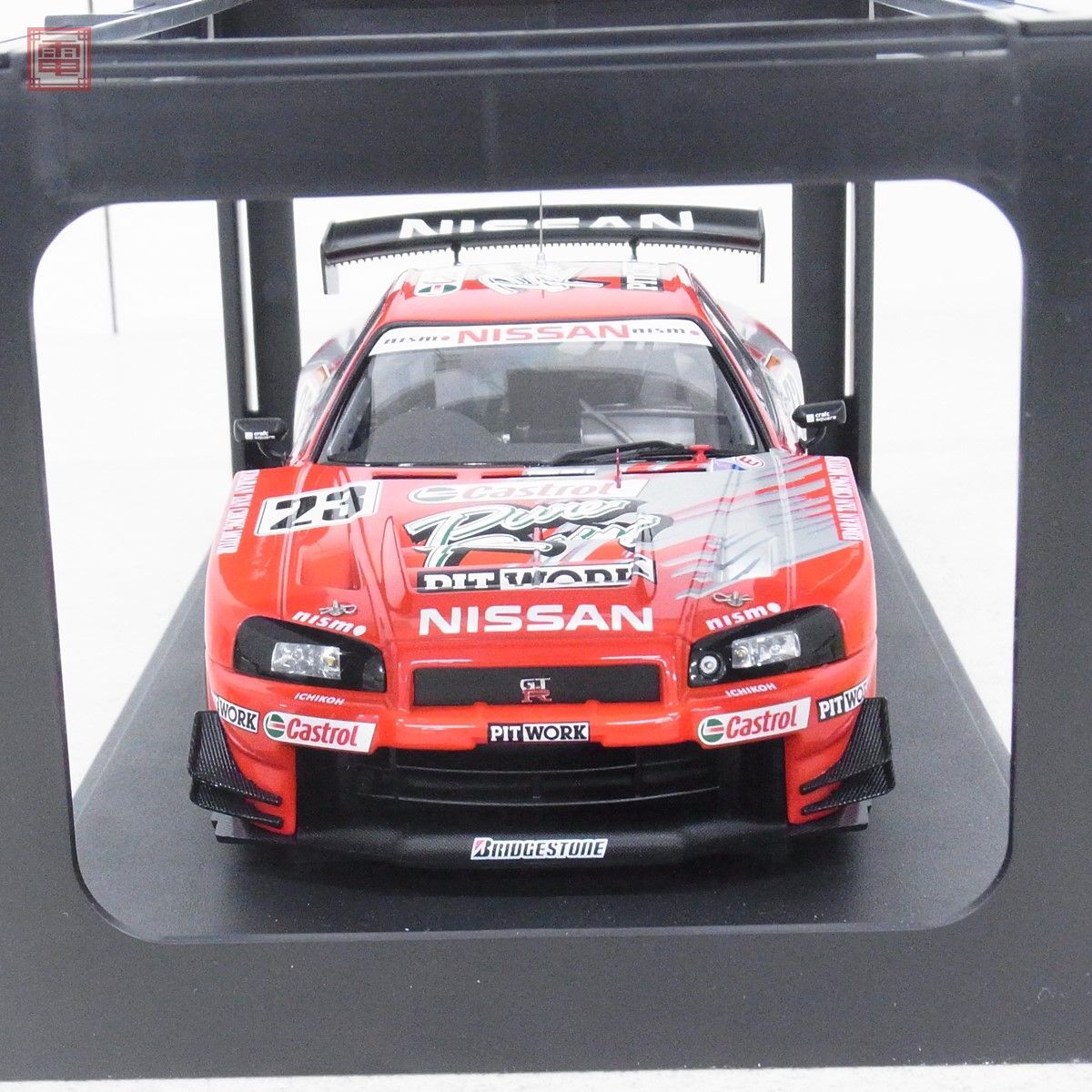 オートアート 1/18 ニッサン スカイライン GT-R JGTC 2002 カストロール ピットワーク #23 No.80278 AUTOart NISSAN SKYLINE【20_画像7