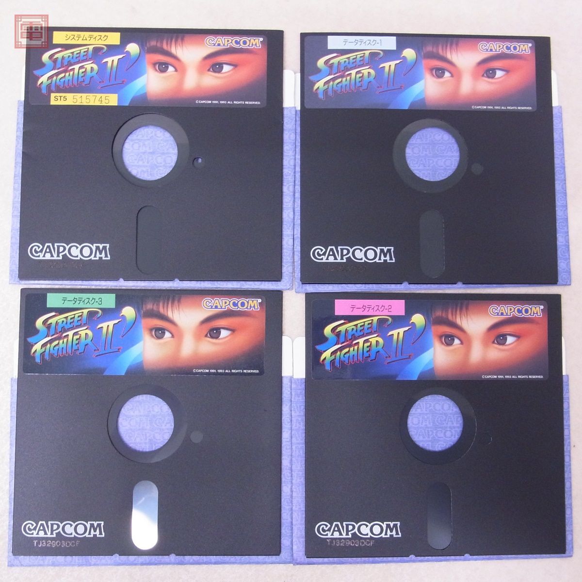 X68000 5インチFD ストリートファイター 2 ダッシュ STREET FIGHTER II´ 説・パソコンアダプタ付 カプコン CAPCOM ※ケース欠品 【10の画像2