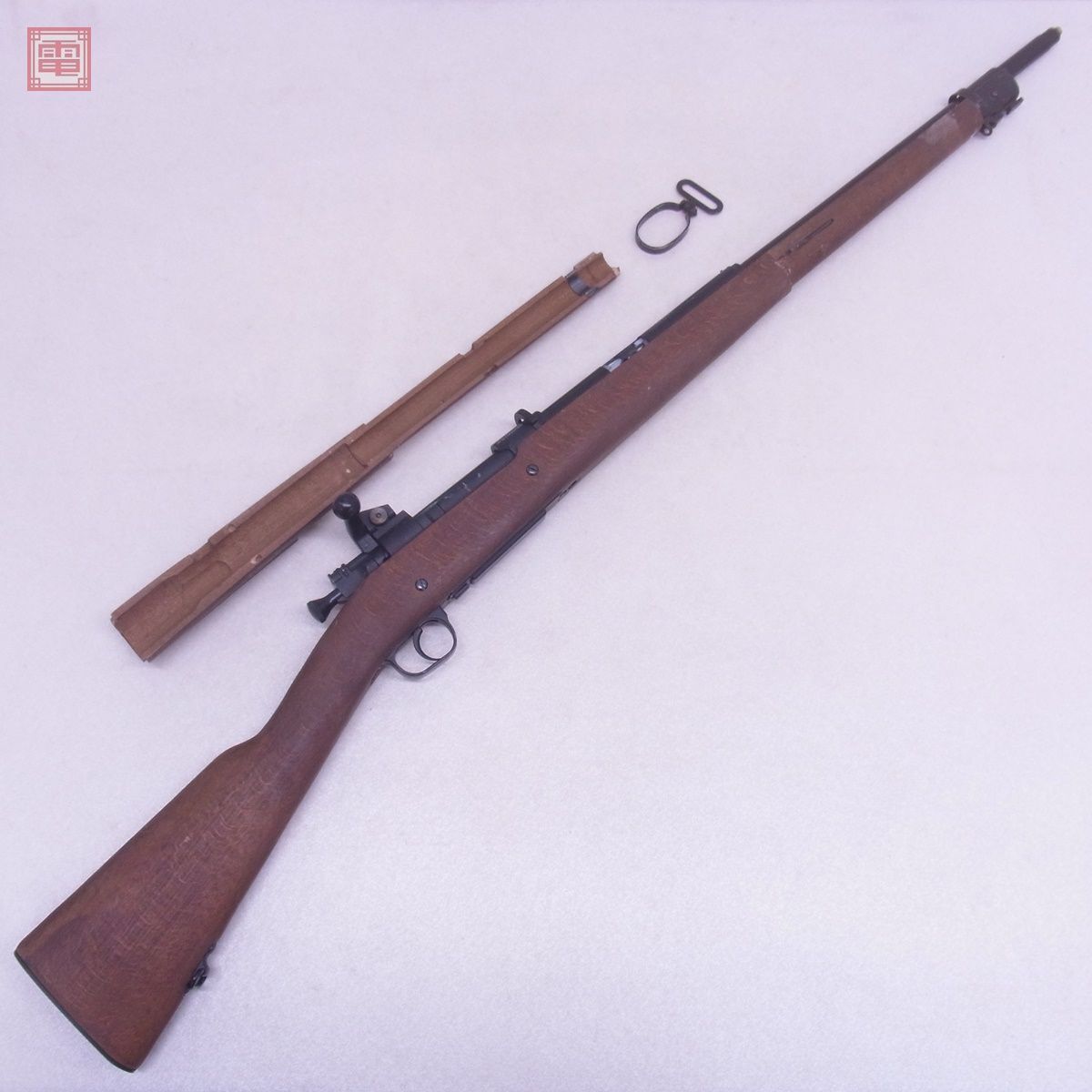 ジャンク パーツ取り S&T エアコキ スプリングフィールド M1903-A3 ボルトアクション リアルウッド【40の画像2