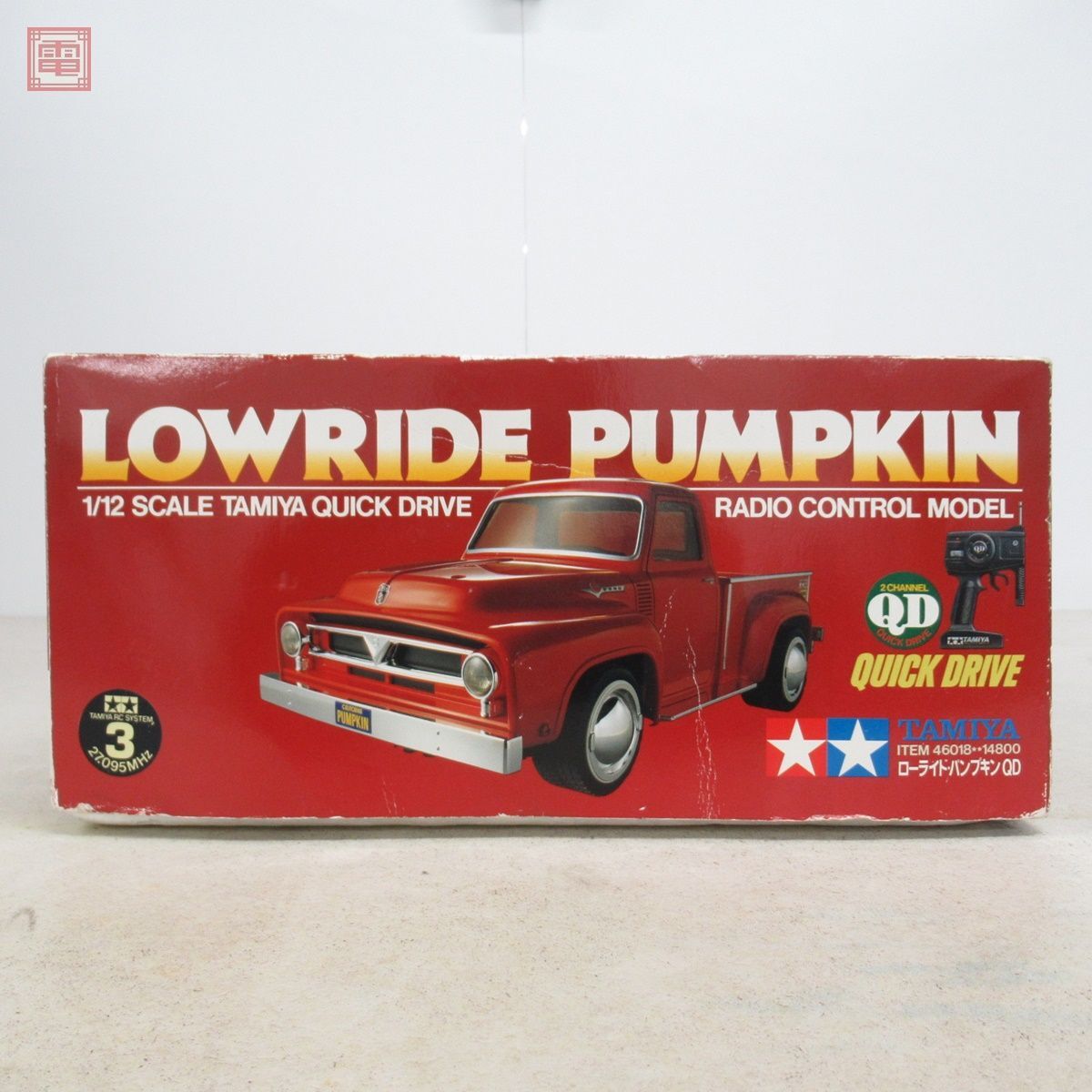 タミヤ 1/12 ローライド・パンプキンQD クイックドライブRCカー ITEM 46018 TAMIYA LOWRIDE PUMPKIN 動作確認済 現状品【20の画像2