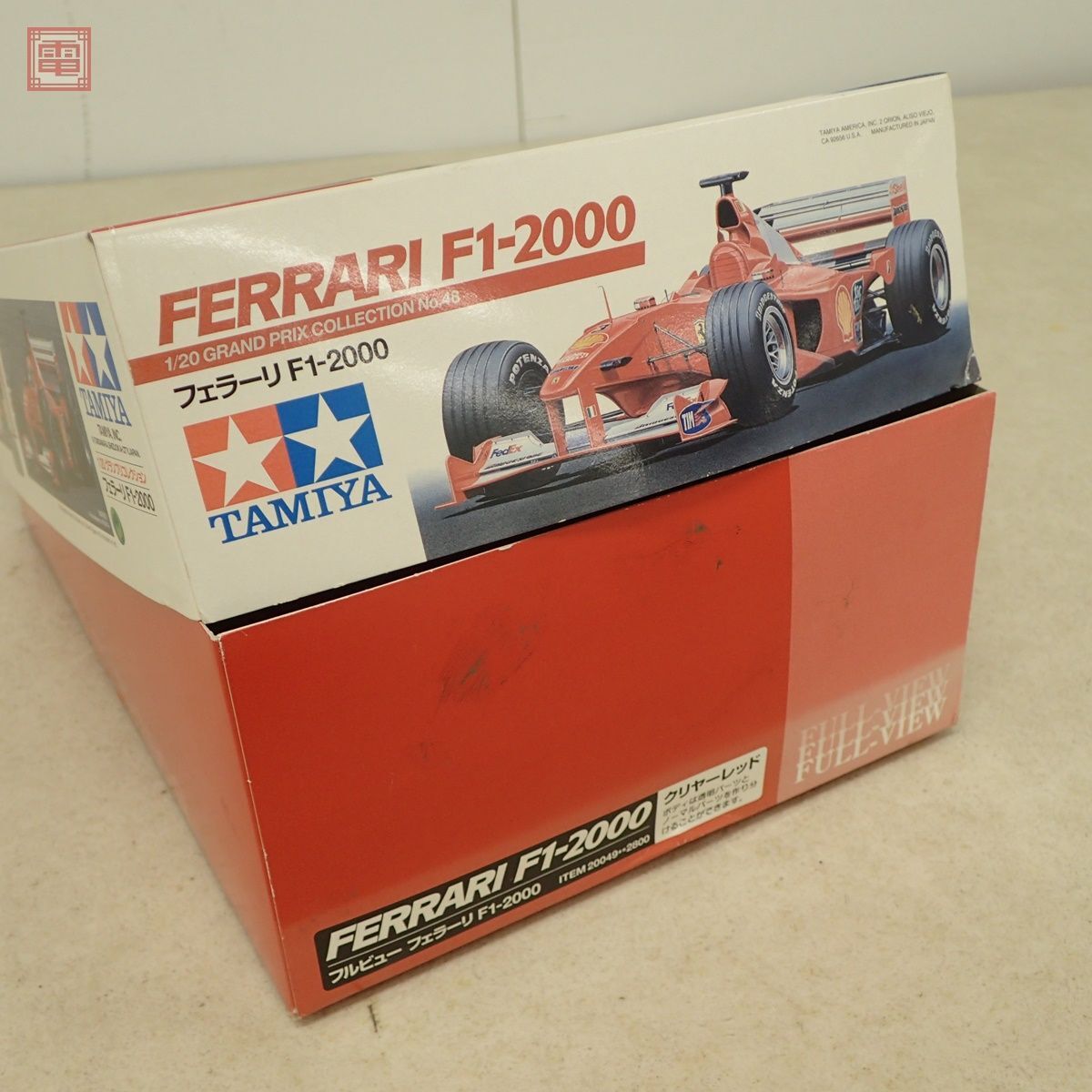 未組立 タミヤ 1/20 フルビュー フェラーリ F1-2000 ITEM 20049 TAMIYA FERRARI グランプリコレクション No.48 クリヤーレッド【20の画像10
