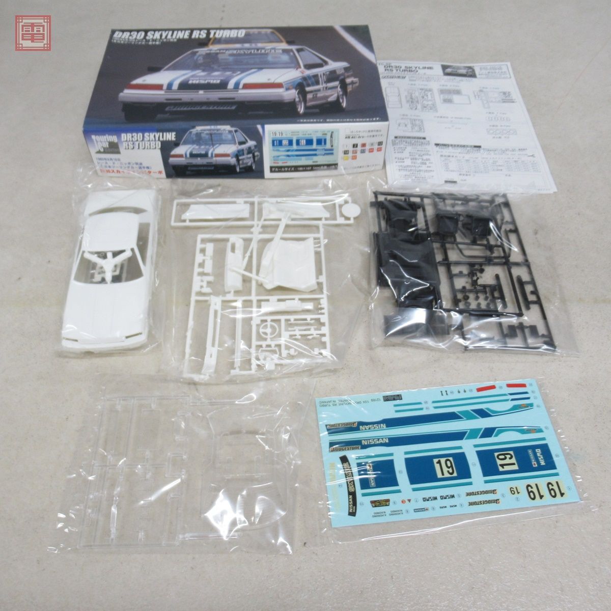  не собран Fujimi / Aoshima 1/24 Fairlady Z 300ZR/DR30 Skyline RS турбо / Gazelle турбо Silhouette др. итого 4 позиций комплект [20