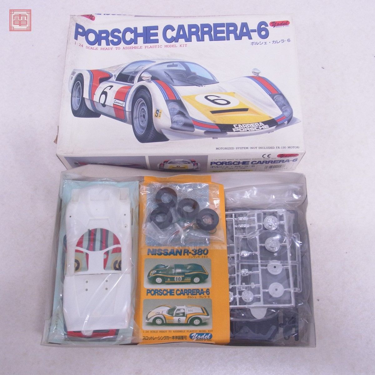 未組立 ヨーデル 1/24 ポルシェ・カレラー6/ニッサンR-380 計2点セット PORSCHE CARRERA NISSAN【20の画像3