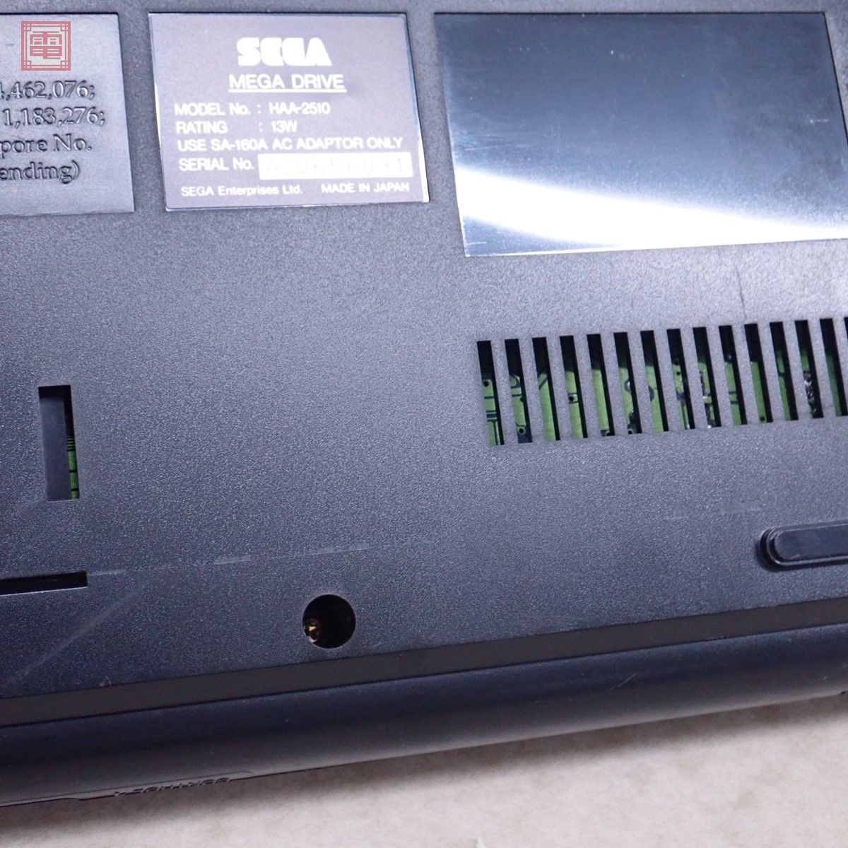 動作品 MD メガドライブ 本体 HAA-2510 MEGA DRIVE セガ SEGA 箱説付【20の画像10