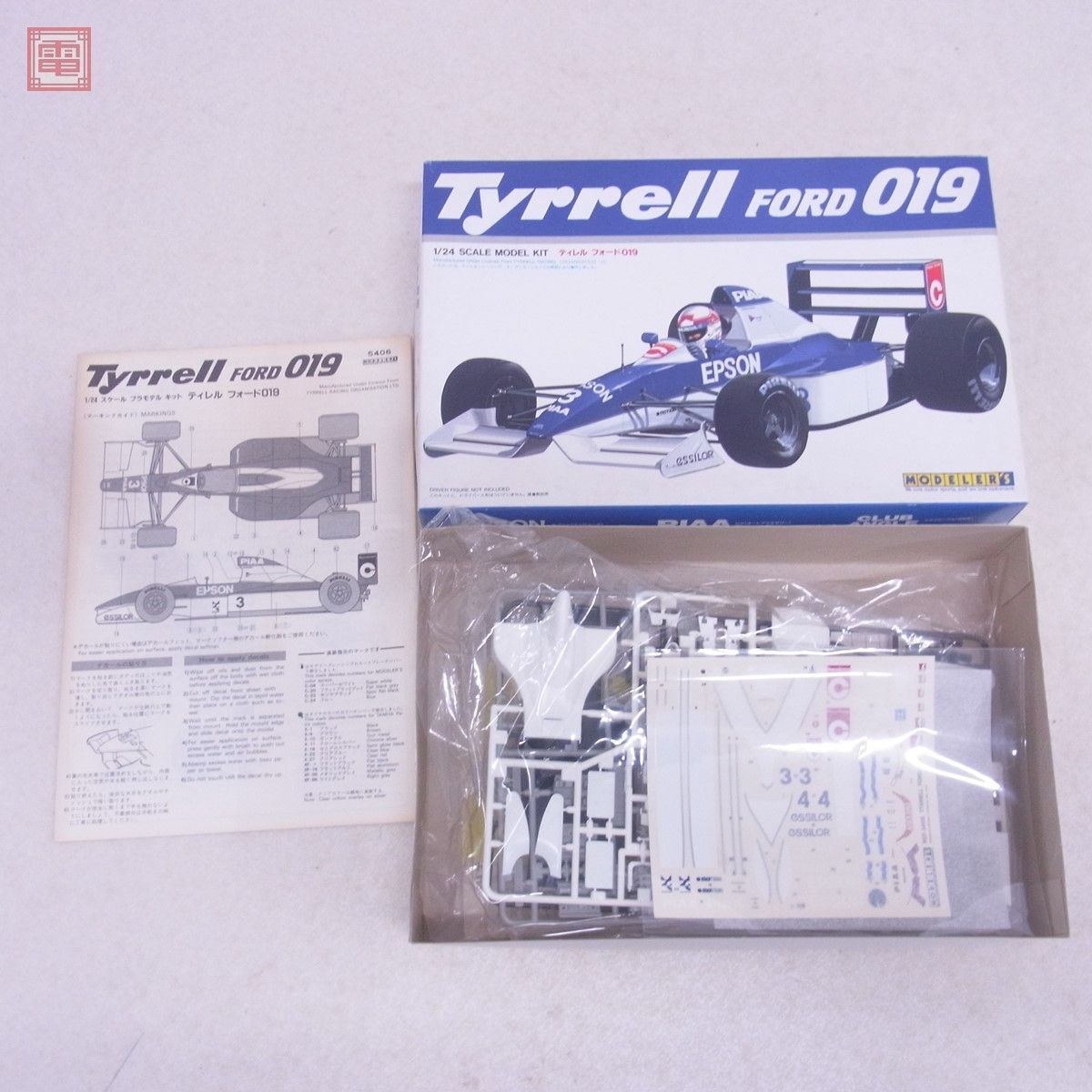 未組立 モデラーズ 1/24 ティレル フォード 019 KIT NO.5406 MODELER’S Tyrrell FORD【20の画像1