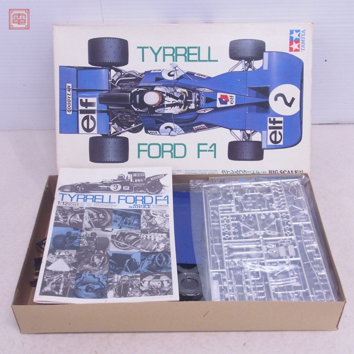 未組立 タミヤ 1/12 タイレル フォード F1 KIT No.BS1209 ビッグスケールシリーズ NO.9 小鹿 TAMIYA TYRRELL FORD【20の画像1