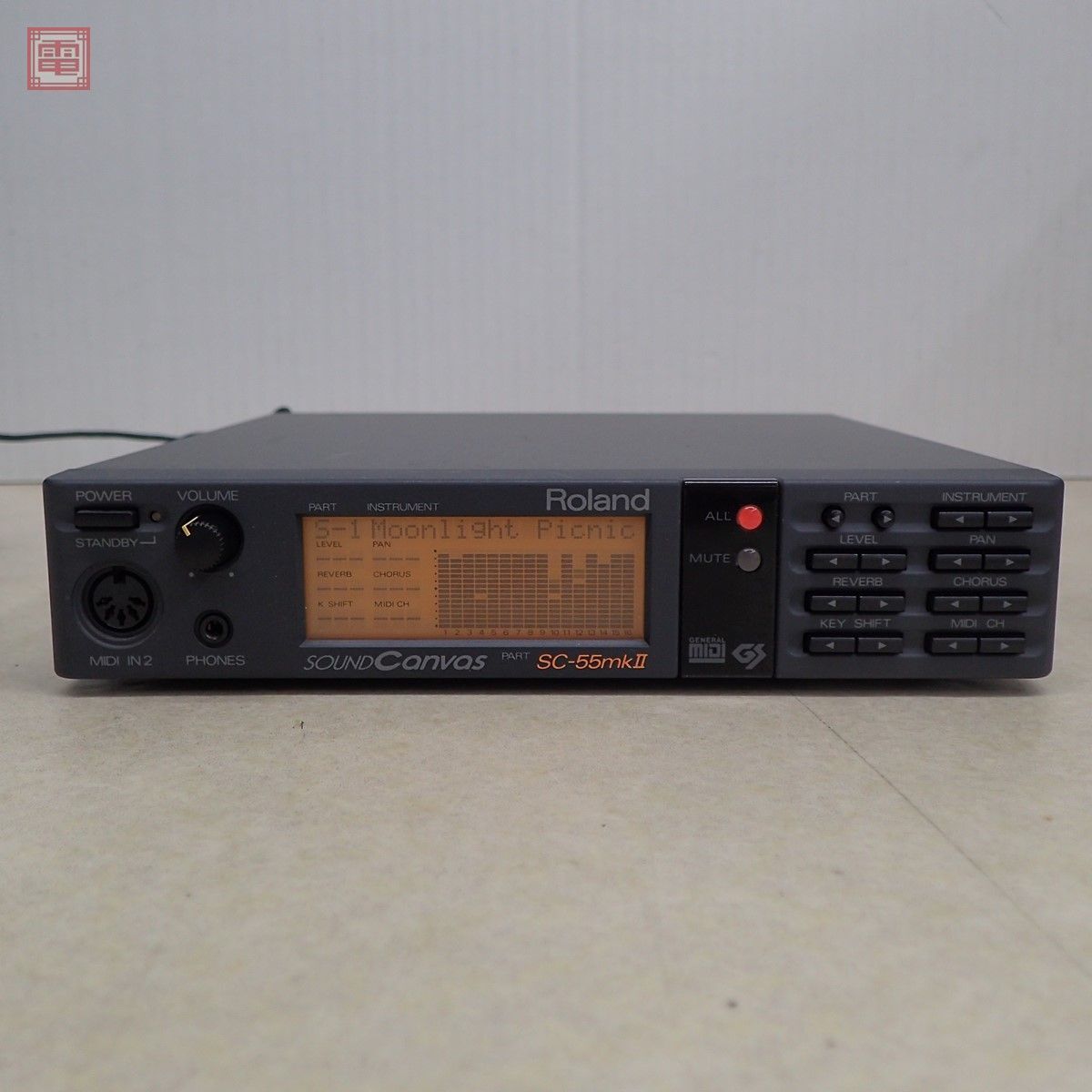  рабочий товар Roland MIDI аудио-модуль SOUND Canvas SC-55mkII звук парусина Roland коробка мнение кабель есть [20