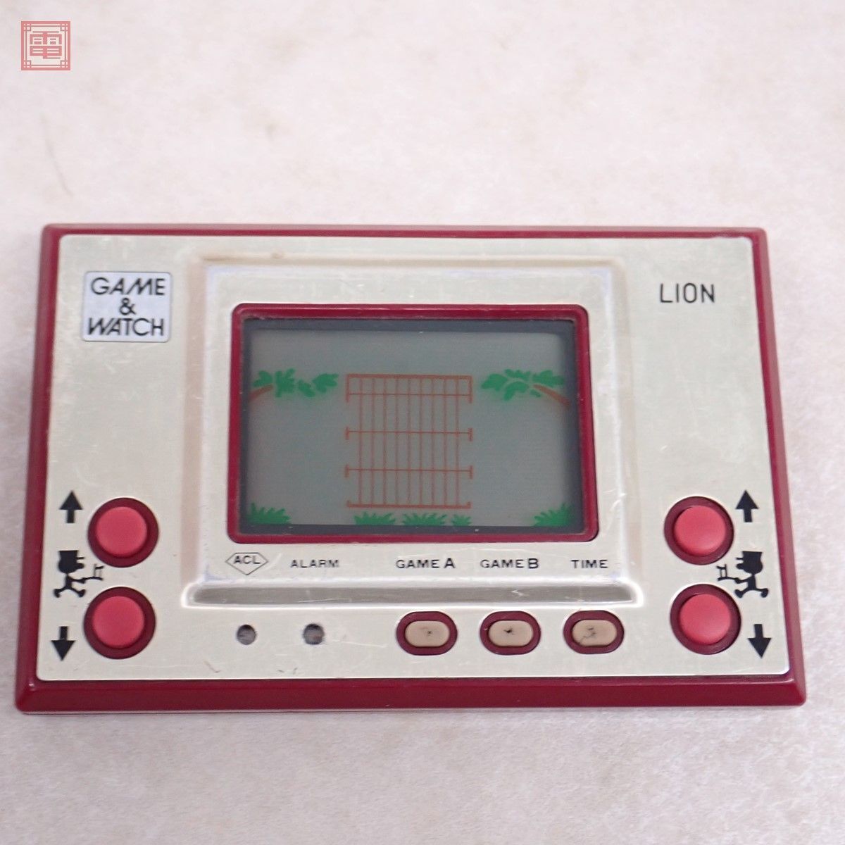 修理品 電子LSI ゲーム&ウオッチ ライオン LION LN-08 GAME & WATCH 任天堂 Nintendo【10の画像1