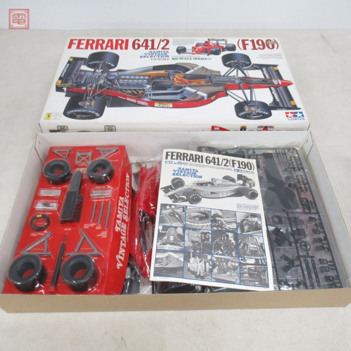 未組立 タミヤ 1/12 フェラーリ 641/2 F190 ITEM 12027 TAMIYA Ferrari【40の画像1