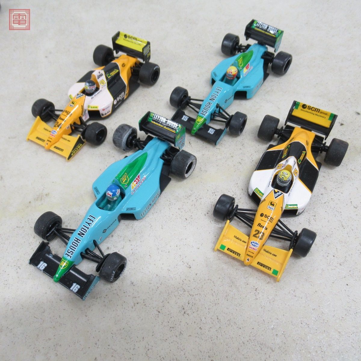 オニキス 1/43 フェラーリ F1-89/ロータス ホンダ 100T/ベネトン フォード B188 他 まとめて22台セット 車体のみ 現状品 ONYX【20の画像5