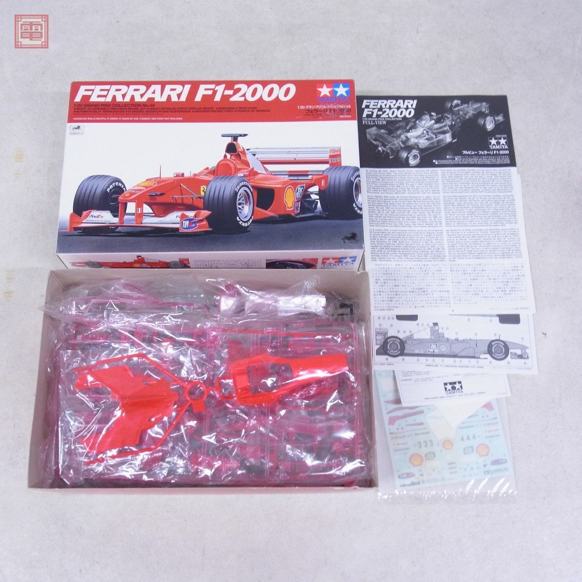 未組立 タミヤ 1/20 フルビュー フェラーリ F1-2000 ITEM 20049 TAMIYA【20の画像1