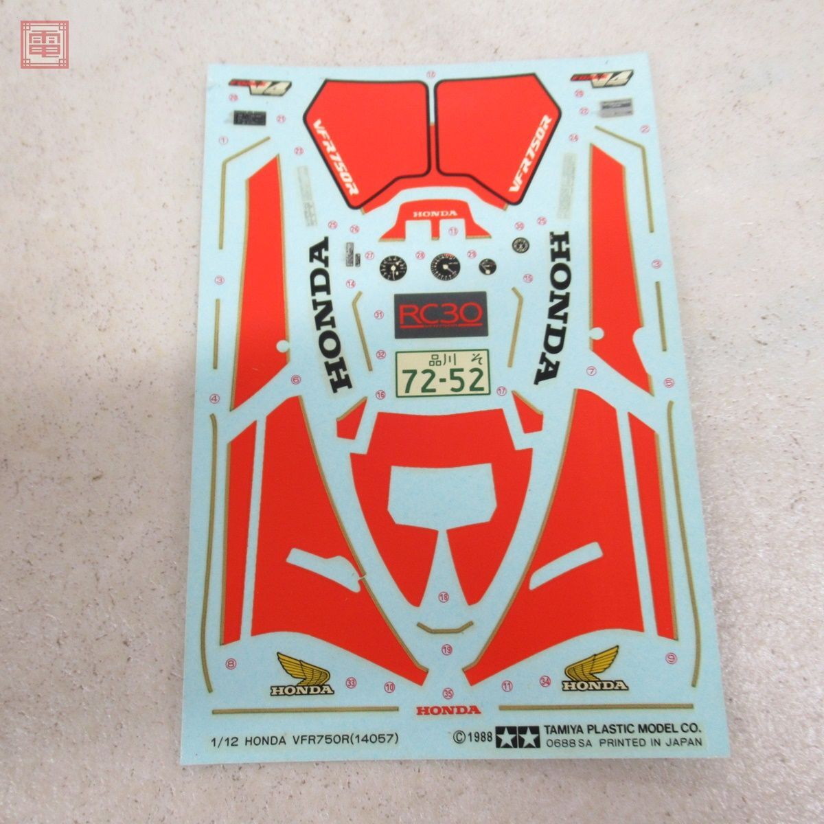  не собран Tamiya 1/12 Honda 250 Repsol / Honda VFR750R совместно 2 шт. комплект мотоцикл серии TAMIYA HONDA[20