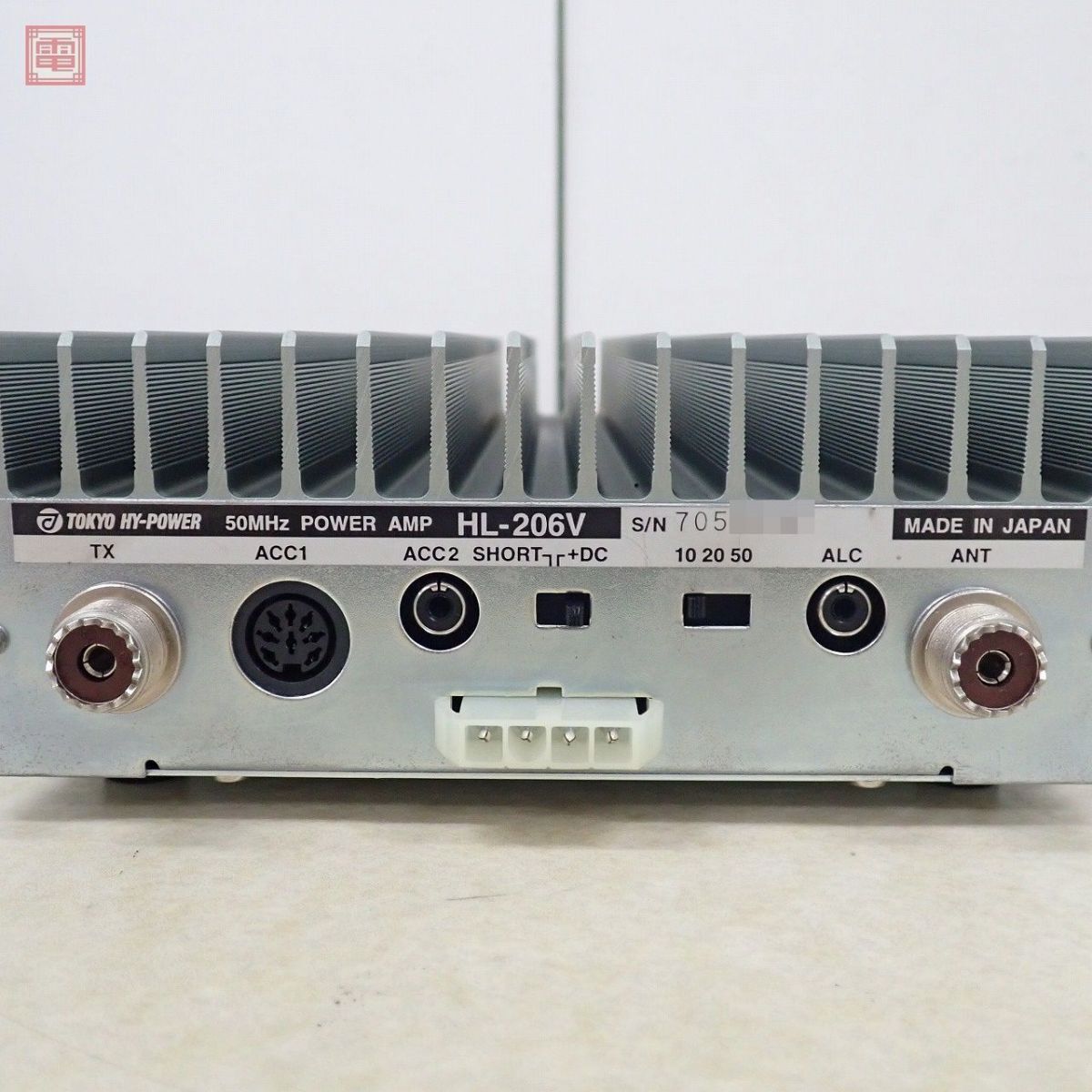  Tokyo high power HL-206V linear amplifier 50MHz 200W manual * original box attaching [20