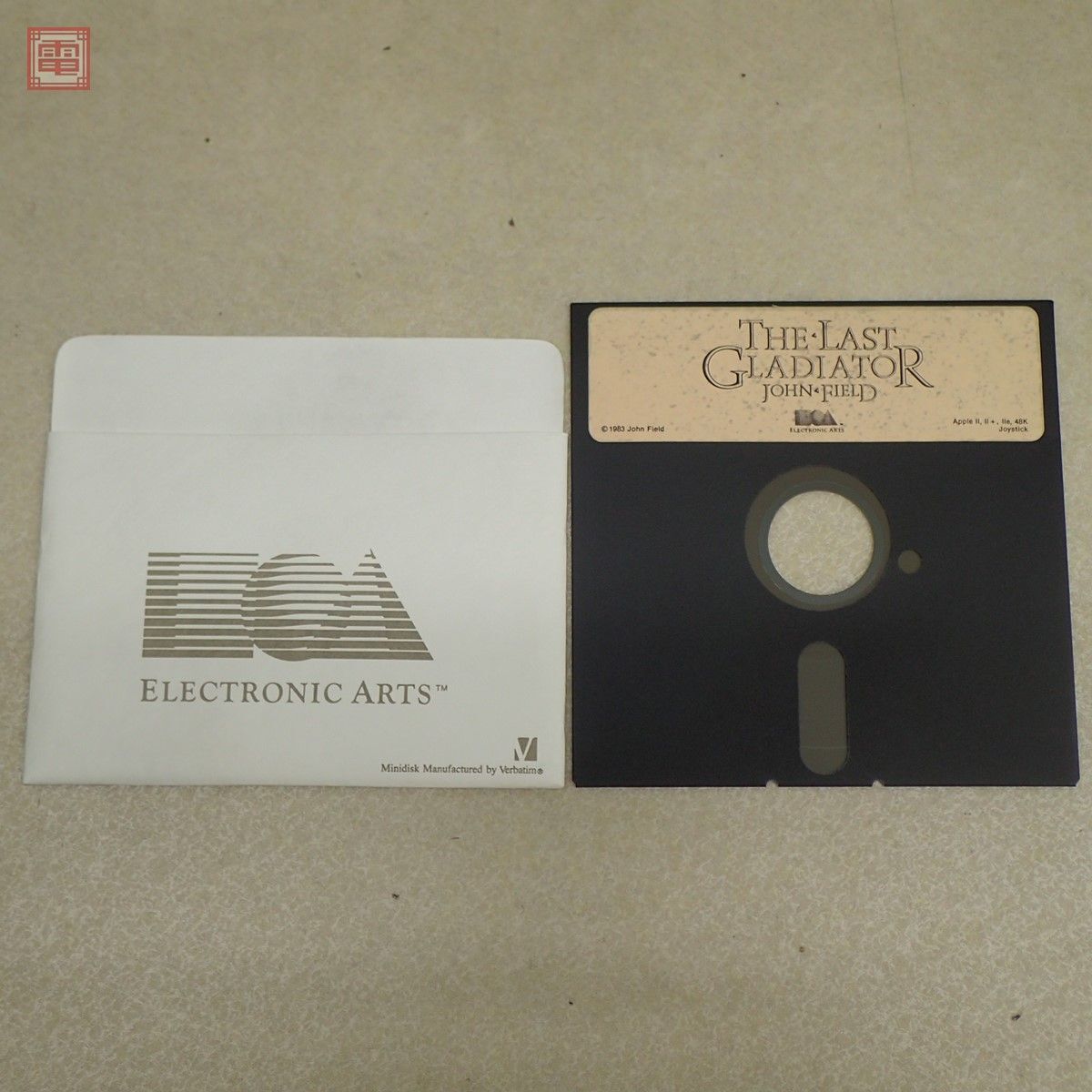 * FD только Apple II 5 -дюймовый FD Последний гладиатор Electronic Arts Apple 2 [pp
