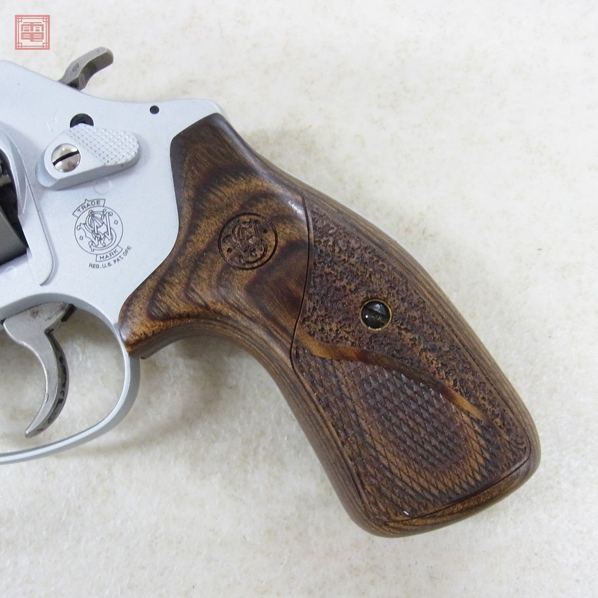 タナカ モデルガン S&W M360SC 1-7/8インチ ABS セラコート 木製グリップ スカンジウム SPG 現状品【20の画像6