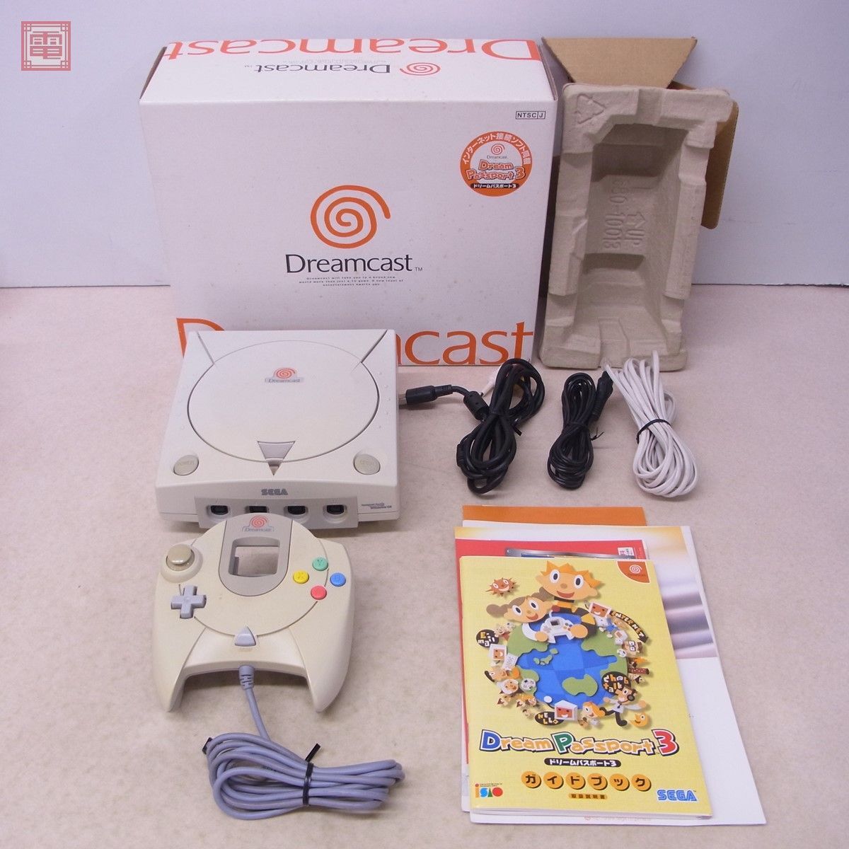 動作品 シリアル一致 DC ドリームキャスト 本体 HKT-3000 ドリキャス DreamCast セガ SEGA 箱説付【20の画像1