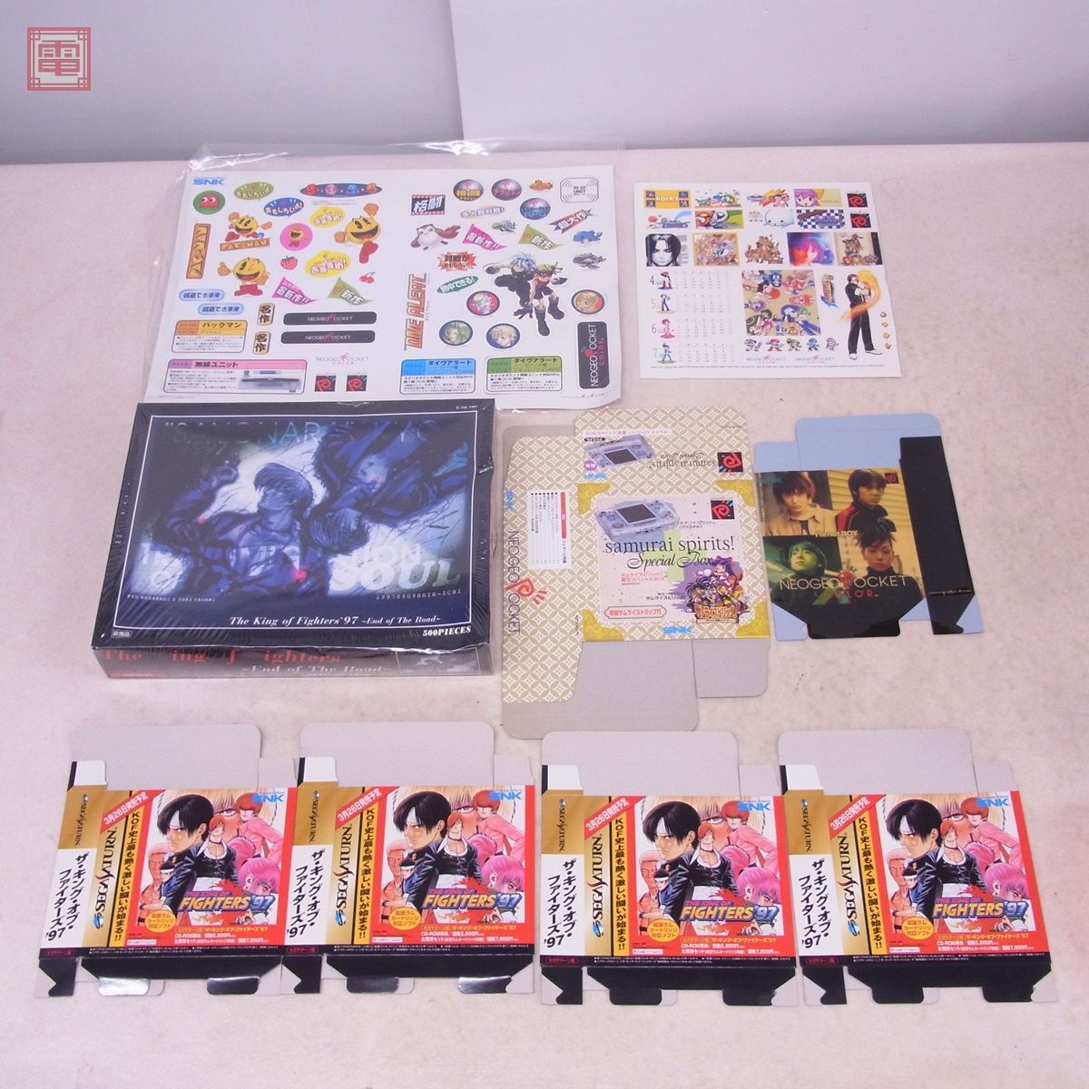  game goods .. goods SNK Neo geo pocket relation large amount set pop POP sticker Samurai Spirits KOF etc. NEOGEO[20