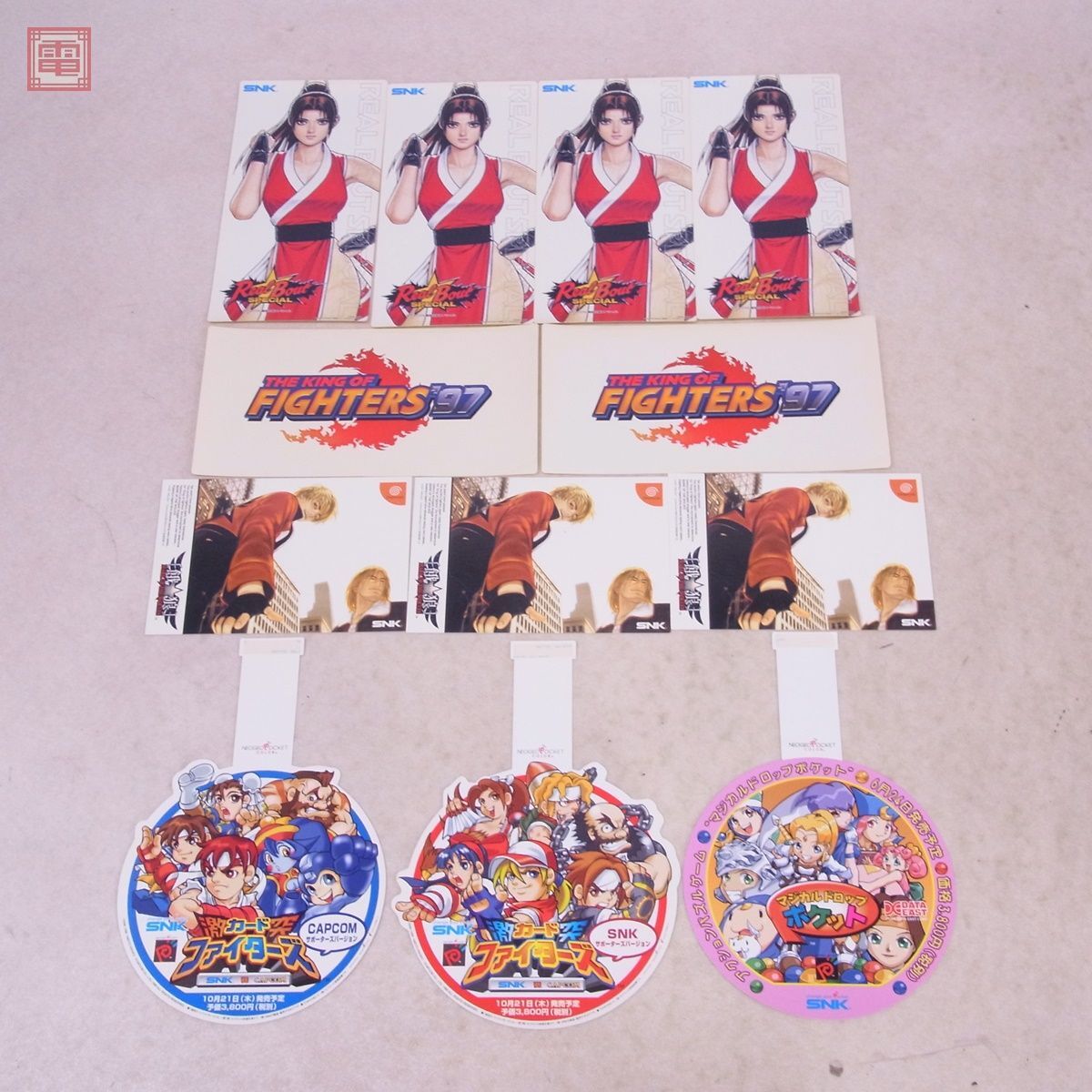  game goods .. goods SNK Neo geo pocket relation large amount set pop POP sticker Samurai Spirits KOF etc. NEOGEO[20
