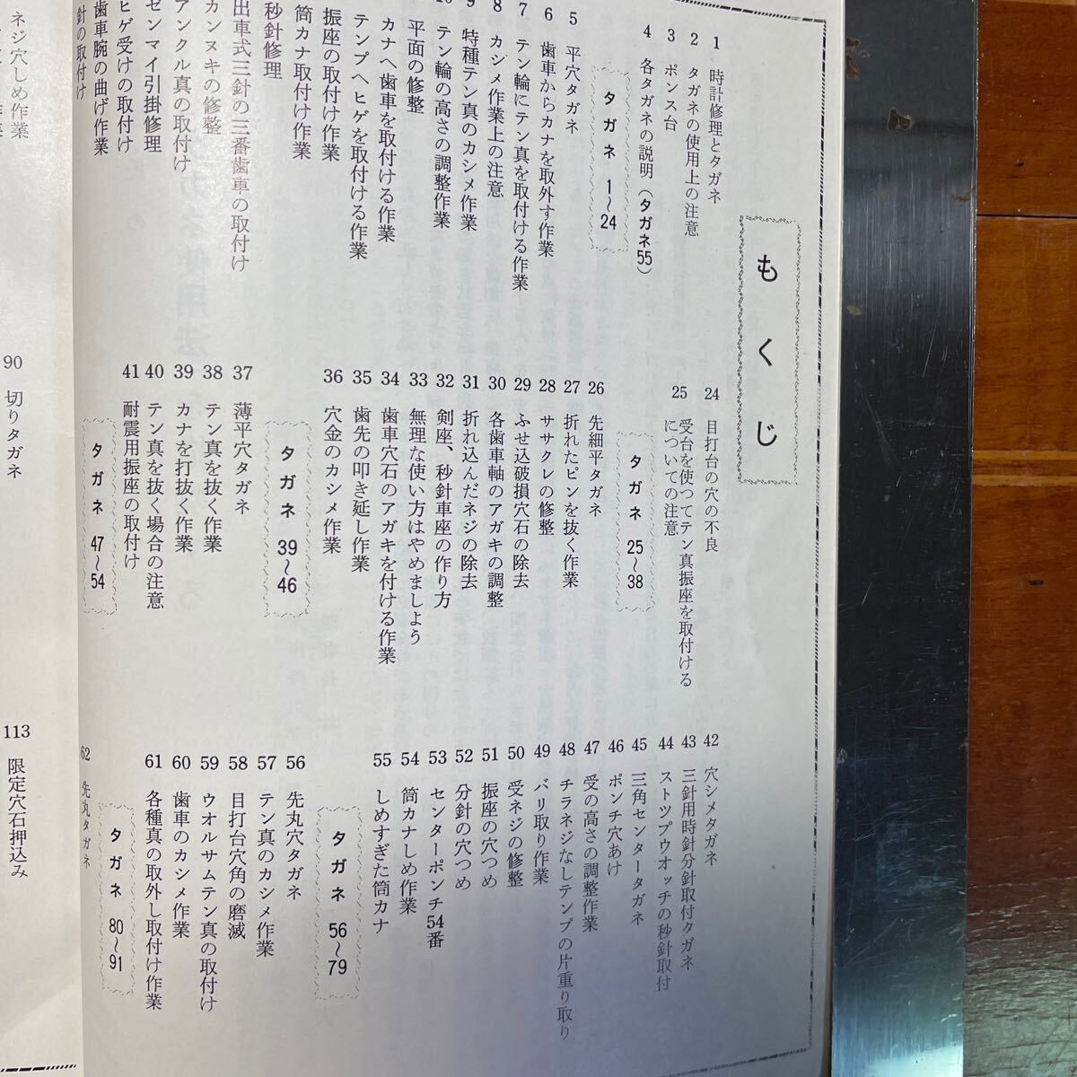 図解 タガネ使用法 菅波錦平著 村木時計 時計技術叢書の画像6