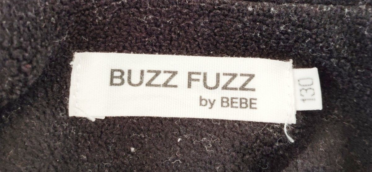 男児 Bebe Buzzfuzz 120 130 ジャケット ウィンドブレーカー ブルゾン ジップアップ ナイロン 黒 子供 服