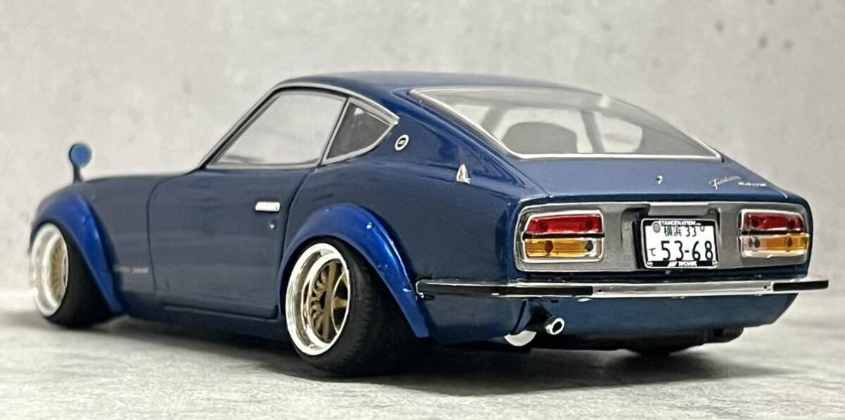 アシェット 国産名車 1/24 日産 フェアレディ 240Z-L カスタム 風景 ジオラマ 旧車 ミニカー 悪魔のZ_画像10