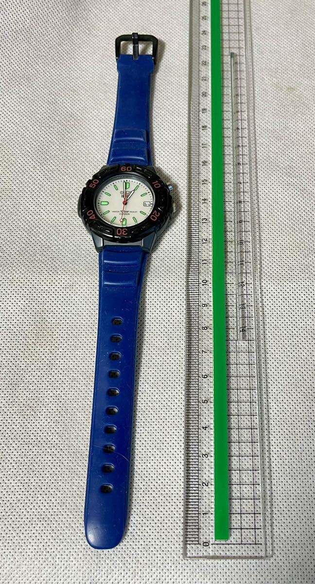 腕時計 CITIZEN OXY IGNIS 6210-L12732 可動品 激安一円スタートの画像1