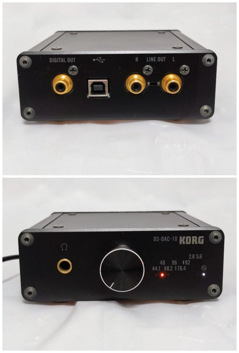 KORG 1bit USB DAコンバータ DS-DAC-10 ブラック アンプ  DAC ヘッドホンアンプ
