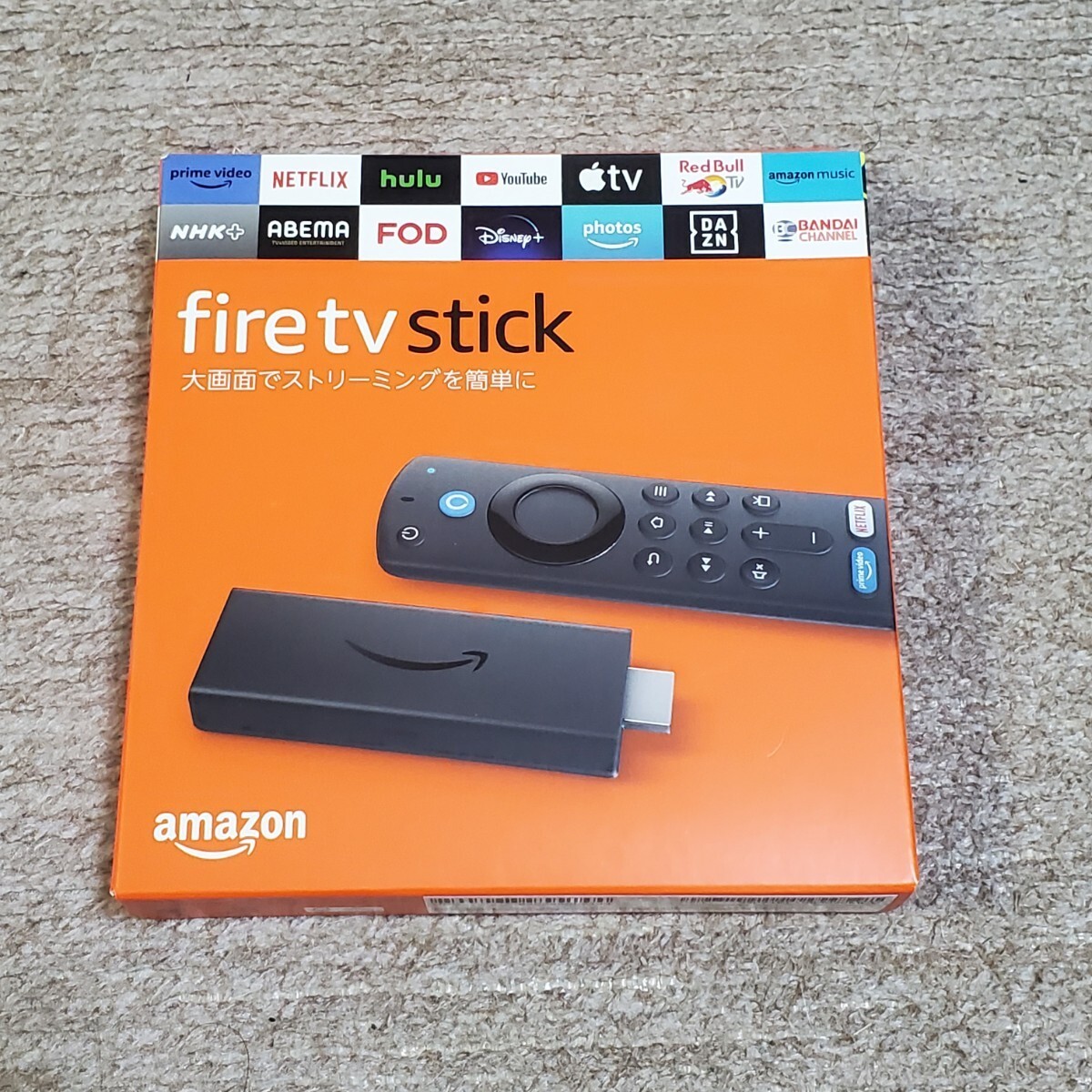 Fire TV Stick - Alexa対応音声認識リモコン(第3世代)付属'_画像1