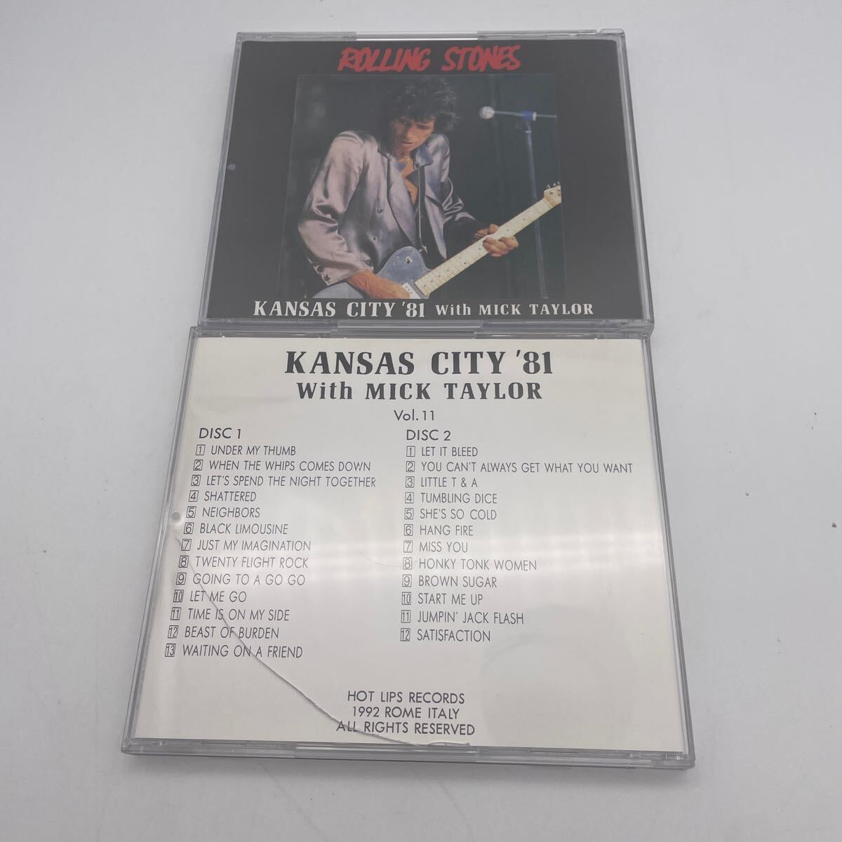 【希少・ブート】The Rolling Stones/ローリング・ストーンズ/CD/コレクター放出品/Kansas City '81 with Mick Taylorの画像3