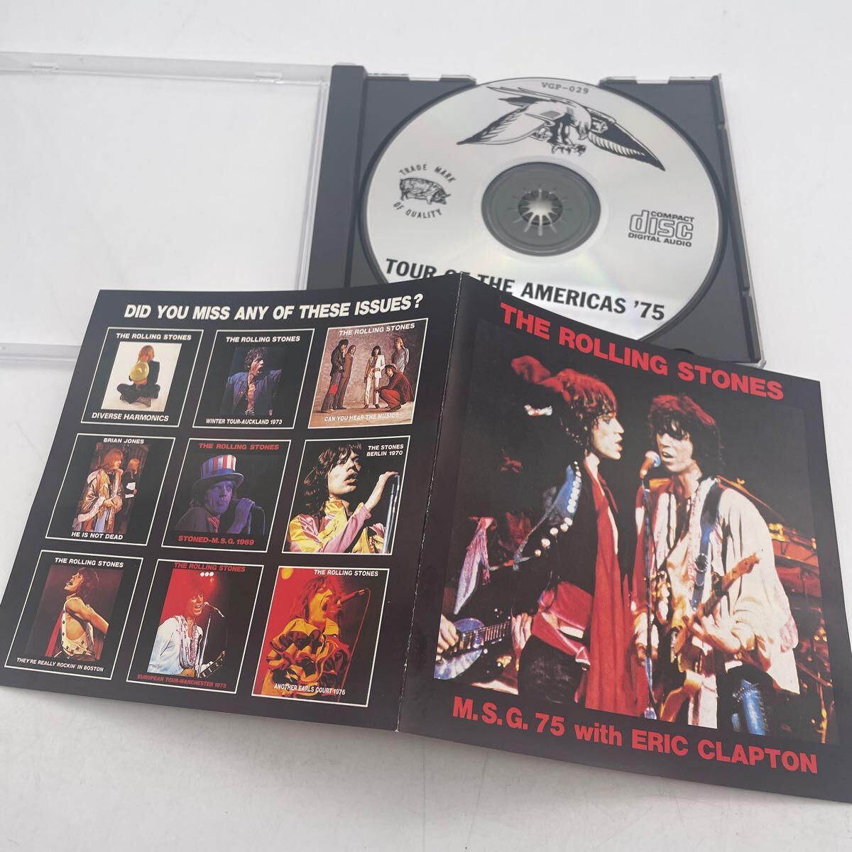 【希少・ブート】The Rolling Stones/ローリング・ストーンズ/CD/M.S.G.75 with Eric Clapton/コレクター放出品の画像3