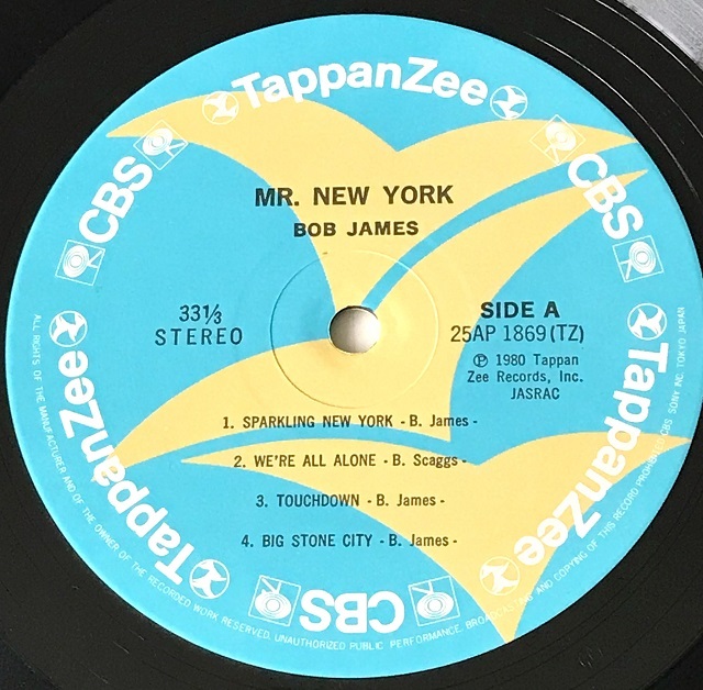 【美盤レアLP ボブ・ジェームス / ミスター・ニューヨーク　 Bob James / Mr. New York /1980 ライナー・帯付き 　ワンオーナー_画像6