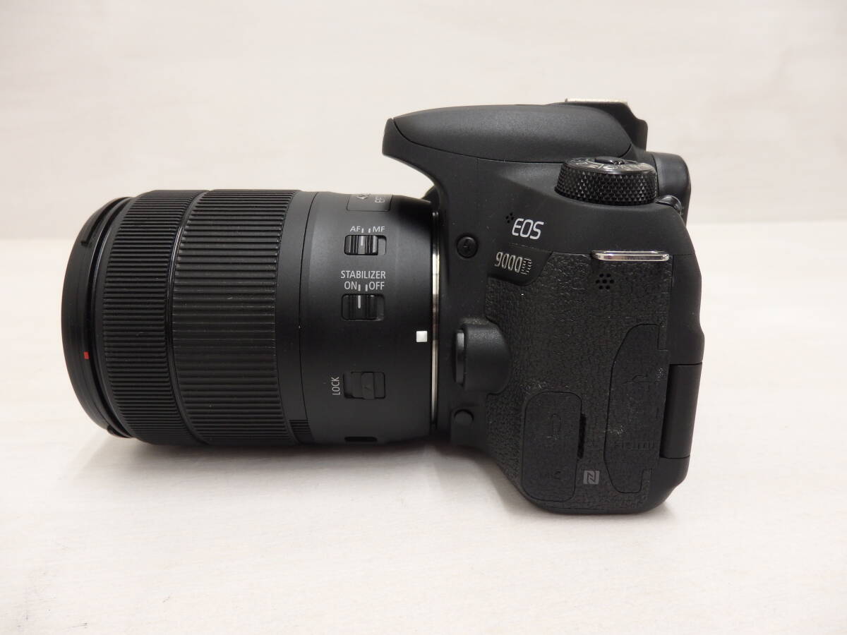 kd45) Canon EOS 9000D EF-S 18-135 IS USM Kit デジタル一眼レフカメラ レンズキット Wi-Fi機能搭載 中古の画像3