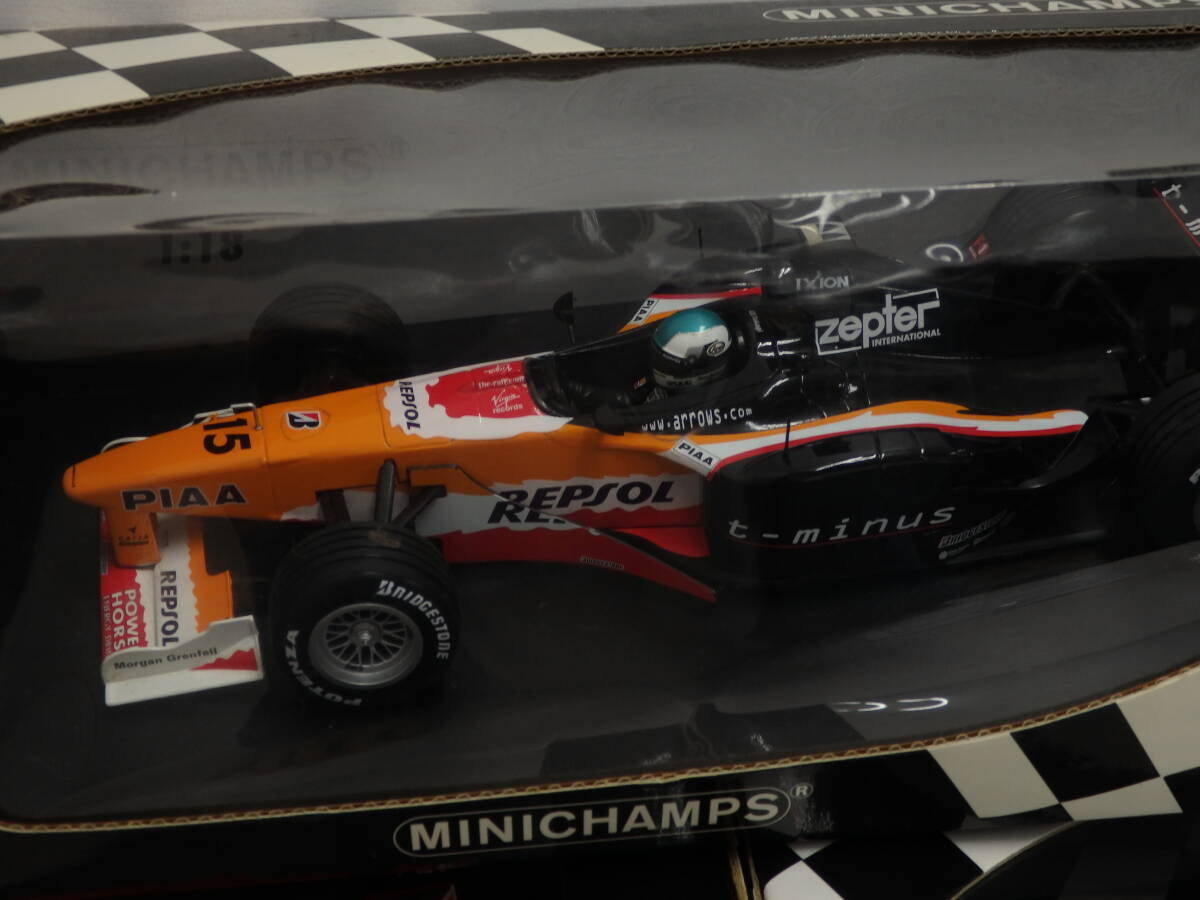 om31) MINICAMPS 1/18スケール レーシングカー まとめ 開封品の画像2