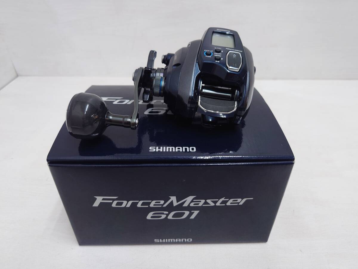 tu52) Shimano 20 ForceMaster 601 電動リール 04155 フォースマスター_画像1