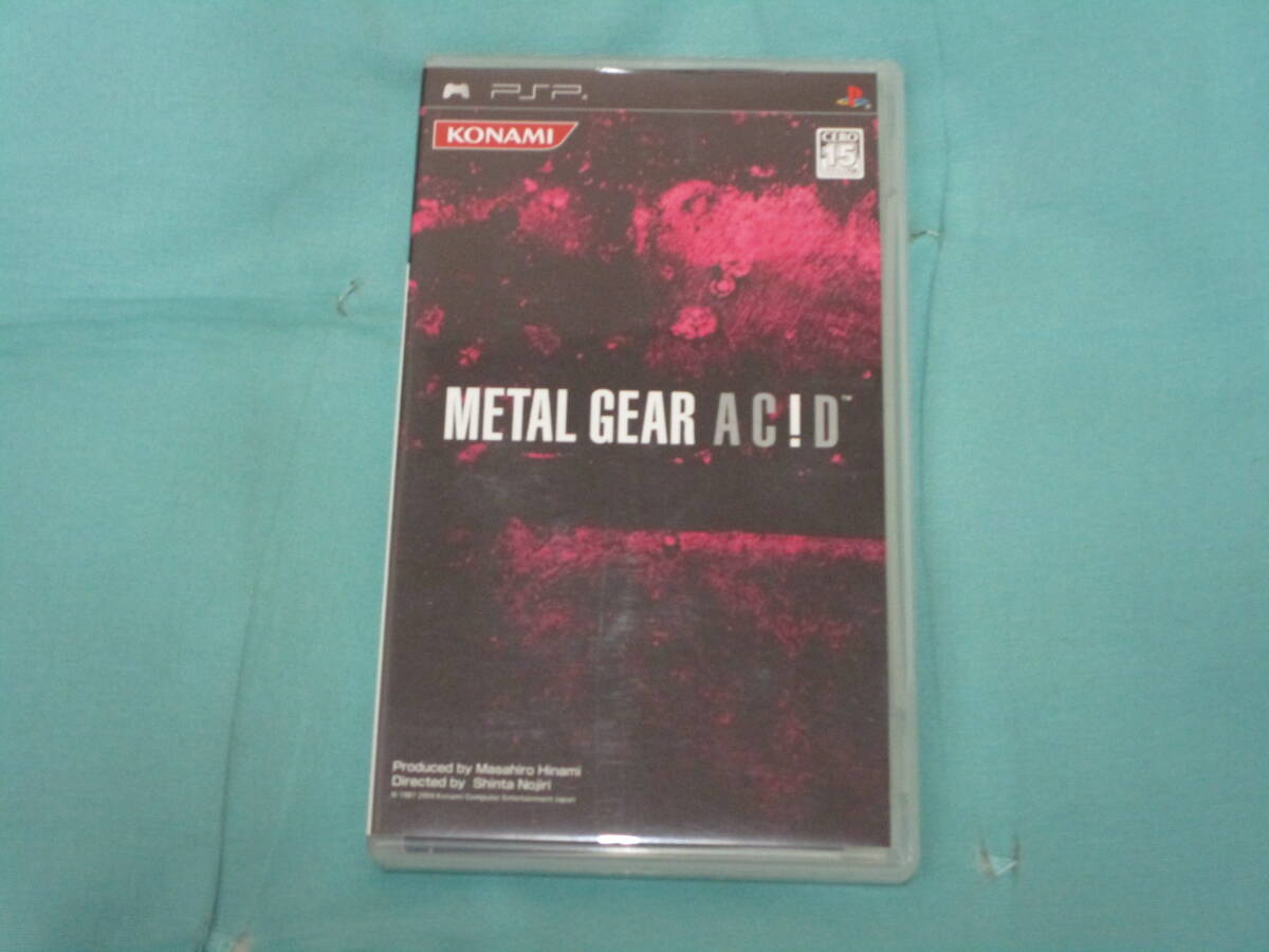 PSP metal механизм asido Konami METAL GEAR ACID
