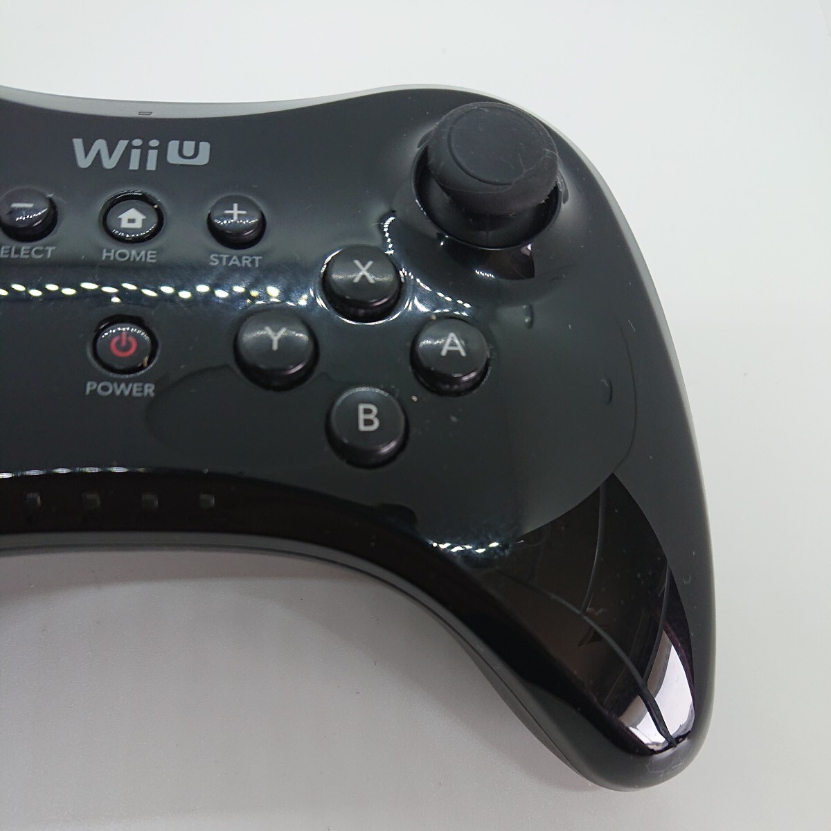 管04501【動作未確認】Nintendo Wii U PROコントローラー WUP-005 ブラック 黒_画像3