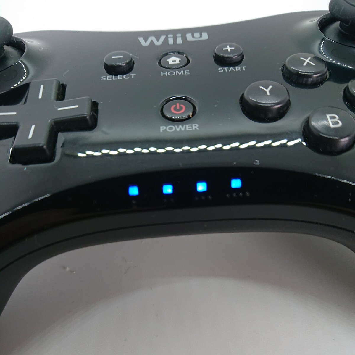 管04501【動作未確認】Nintendo Wii U PROコントローラー WUP-005 ブラック 黒の画像4