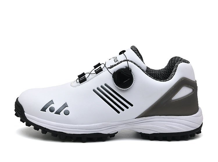 ゴルフシューズ メンズ スパイクレス 兼用 ゴルフ 靴 軽量 軽い 紐タイプ スニーカータイプ スパイクレスシューズ カジュアル グレーの画像8