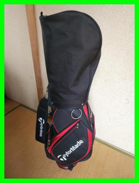 ★ TaylorMade テーラーメイド キャディバッグ ★黒赤