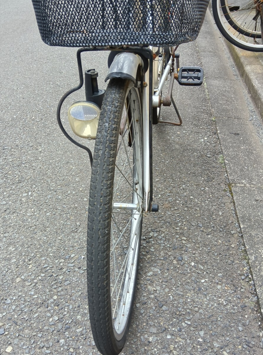 自転車 24インチ シルバー 引取限定の画像3