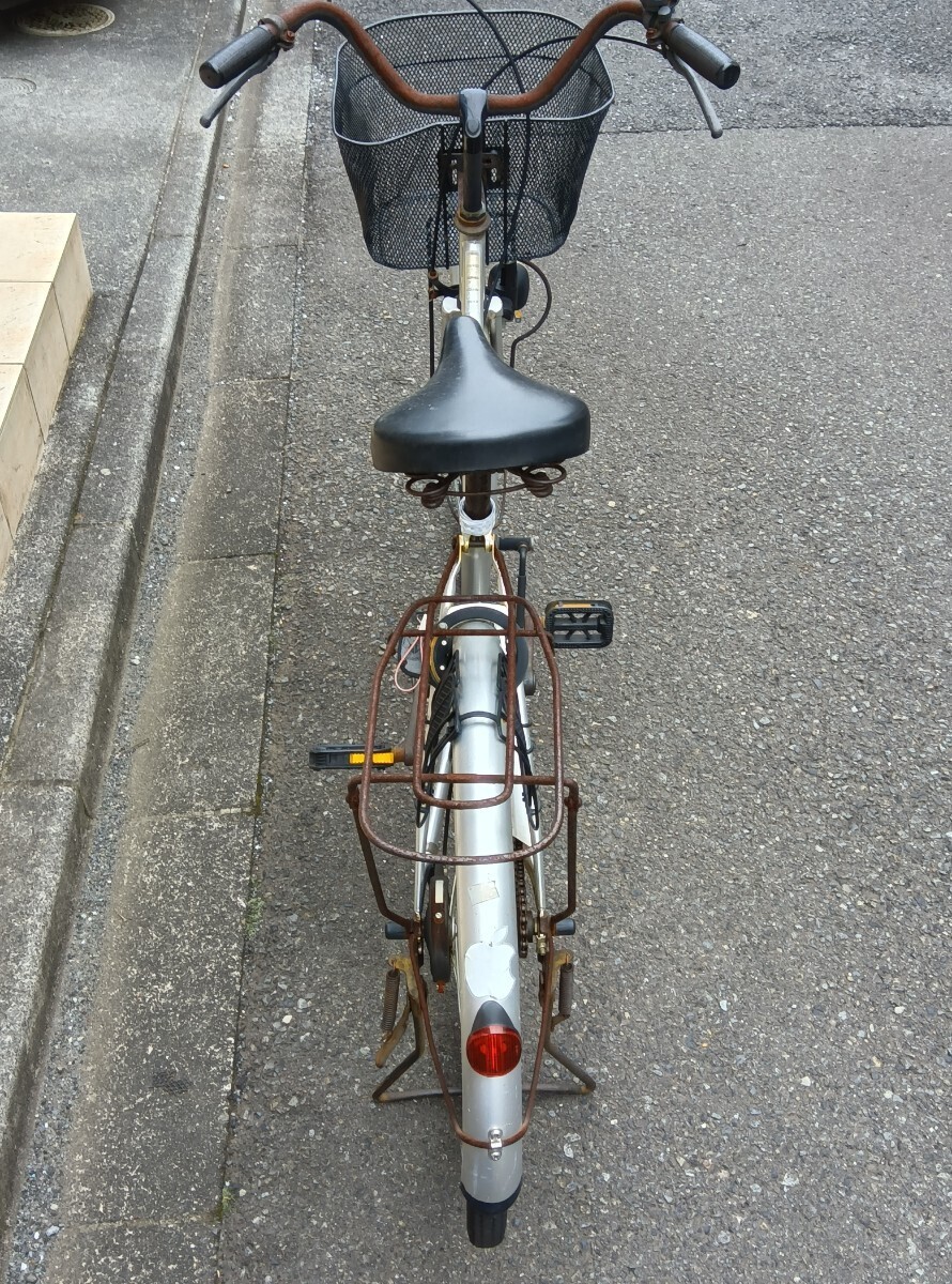 自転車 24インチ シルバー 引取限定の画像5