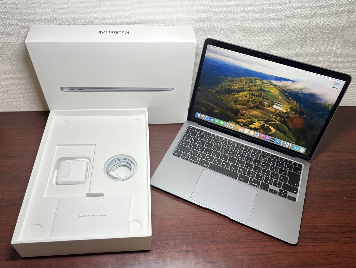 超美品 ◆ Retina MacBook Air 2020 ◆ Core i3 1.1GHz/8G/AppleSSD 256G/macOS Sonoma 14/Windows 11 Pro/Office 2021 ◆の画像1