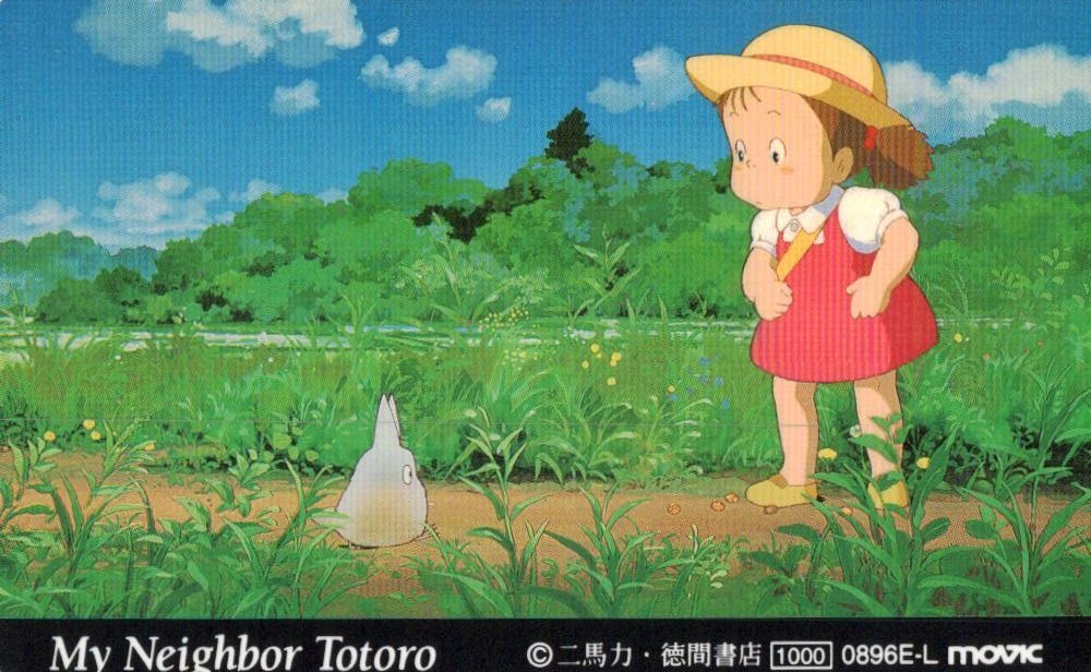 * Tonari no Totoro Studio Ghibli * телефонная карточка 50 частотность не использовался SG_68