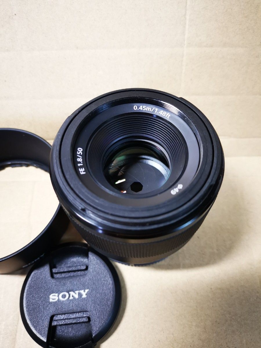 【中古ほぼ新品】SONY 50mm F1.8 SEL50F18F(フルサイズ対応)