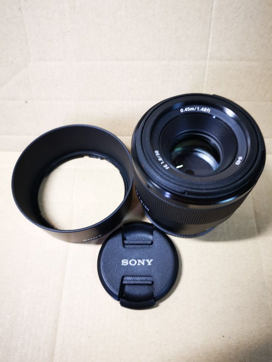 【中古ほぼ新品】SONY 50mm F1.8 SEL50F18F(フルサイズ対応)