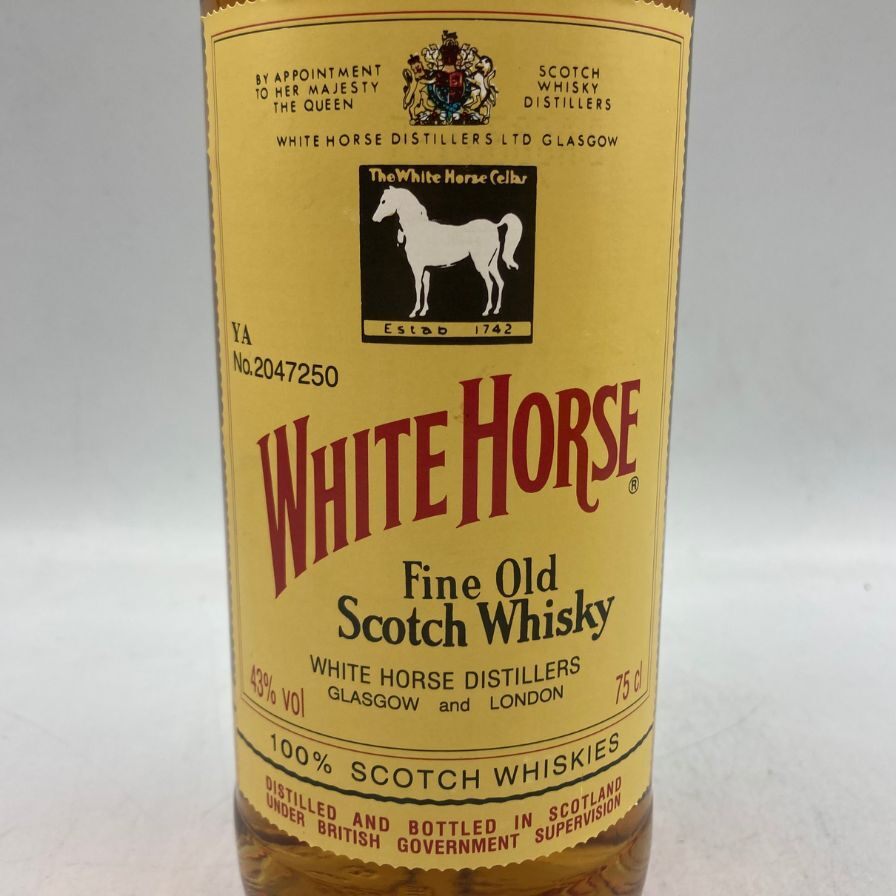 ホワイトホース ファイン オールド スコッチ ウイスキー 750ml 43% WHITE HORSE FINE OLD SCOTCH WHISKEY 【I1】_画像4